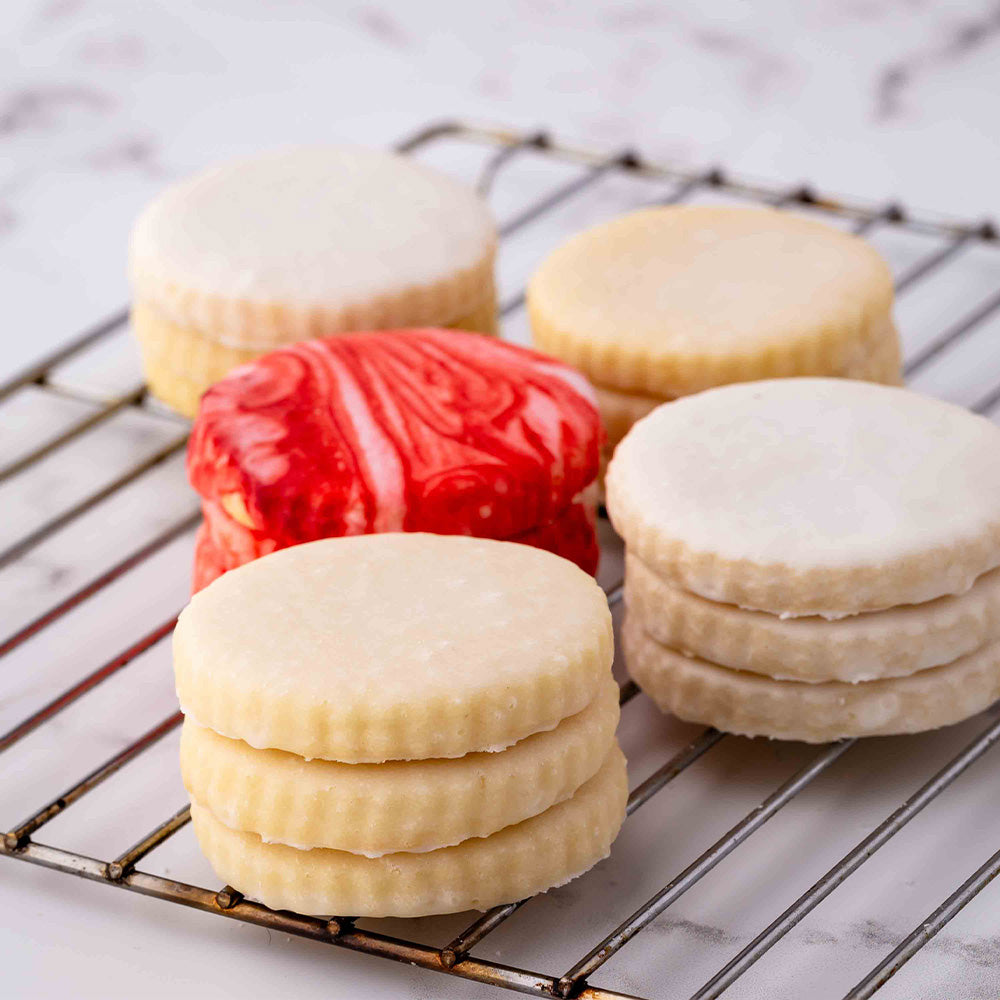 Glazed lemon cookies