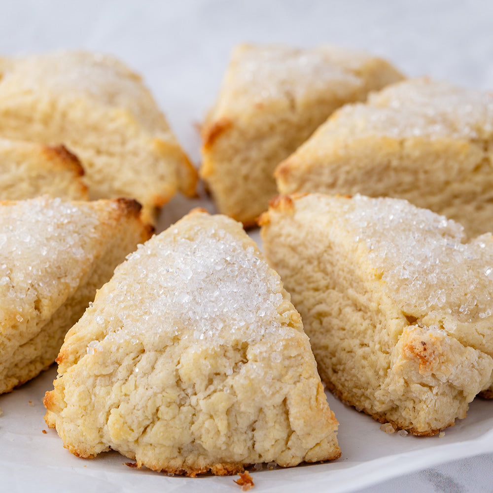 Scones on a plate