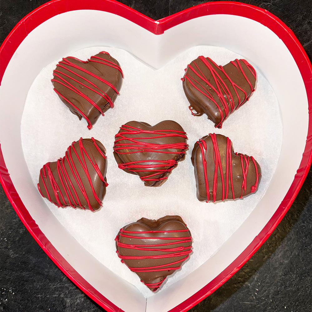 Heart-Shaped Cake Bites