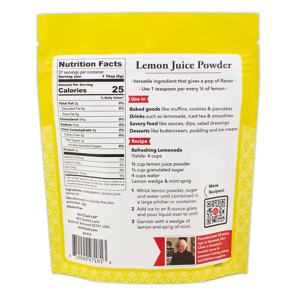 Ann Clark Lemon Juice Powder, 8 oz.