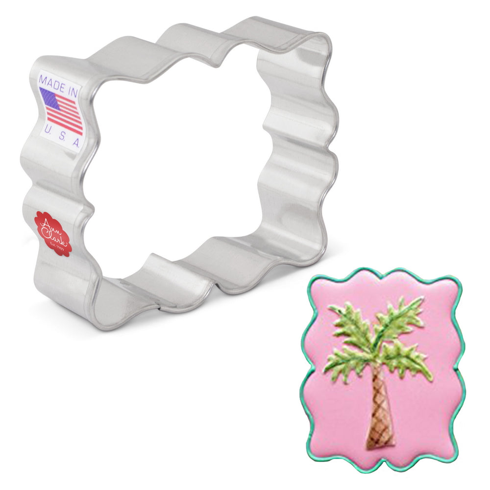 SweetAmbs' Small Fanciful Plaque Cookie Cutter