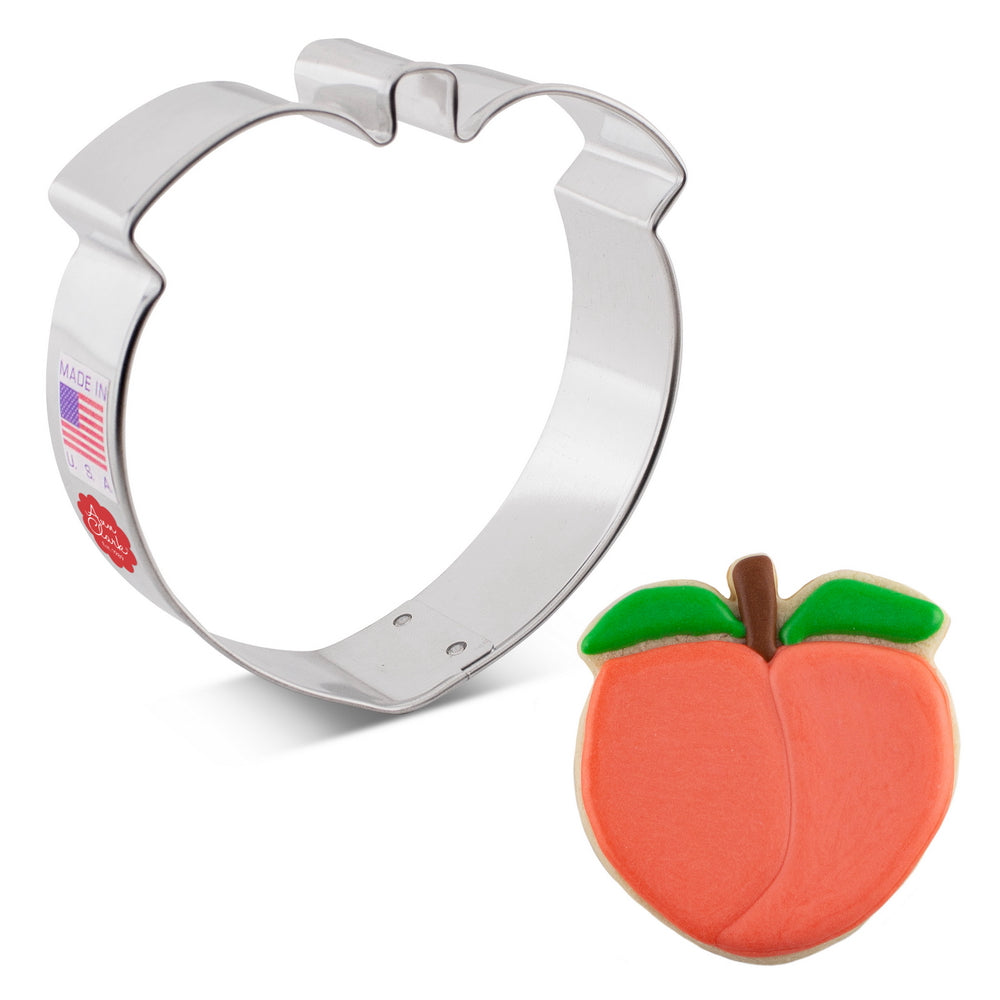 Peach Cookie Cutter, 3.25"