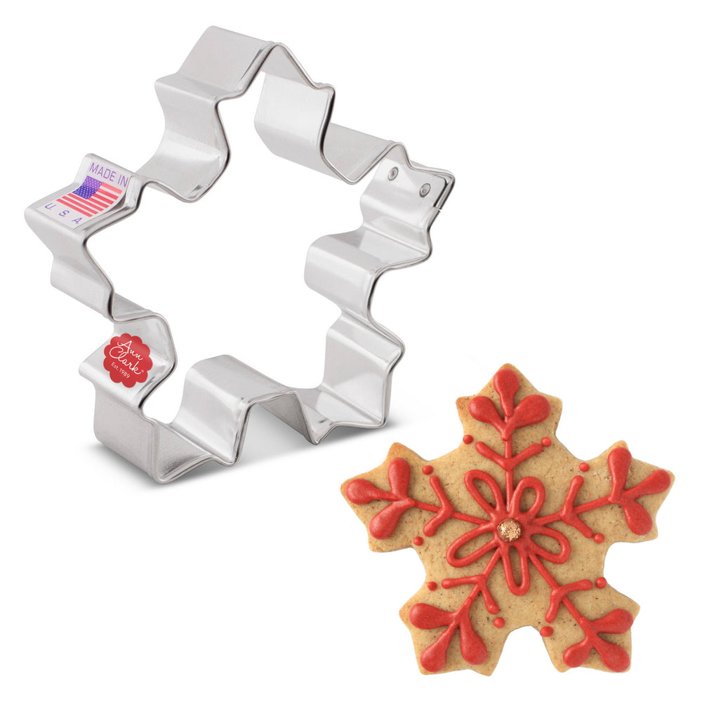 Festive Snowflake Cookie Cutter, 3.25"