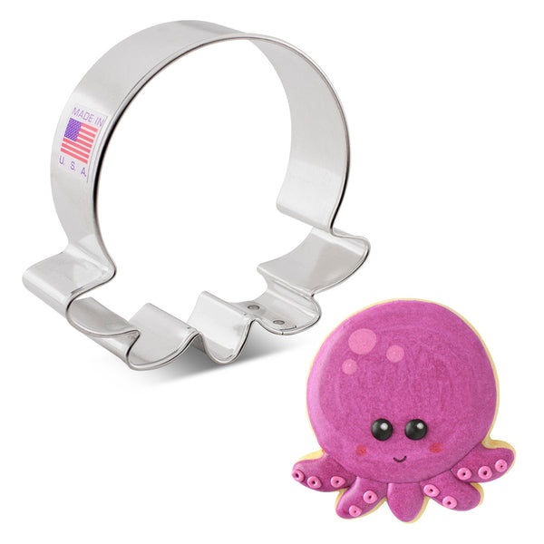 Pink Otto Octopus Cookie Cutter - Cheap Cookie Cutters