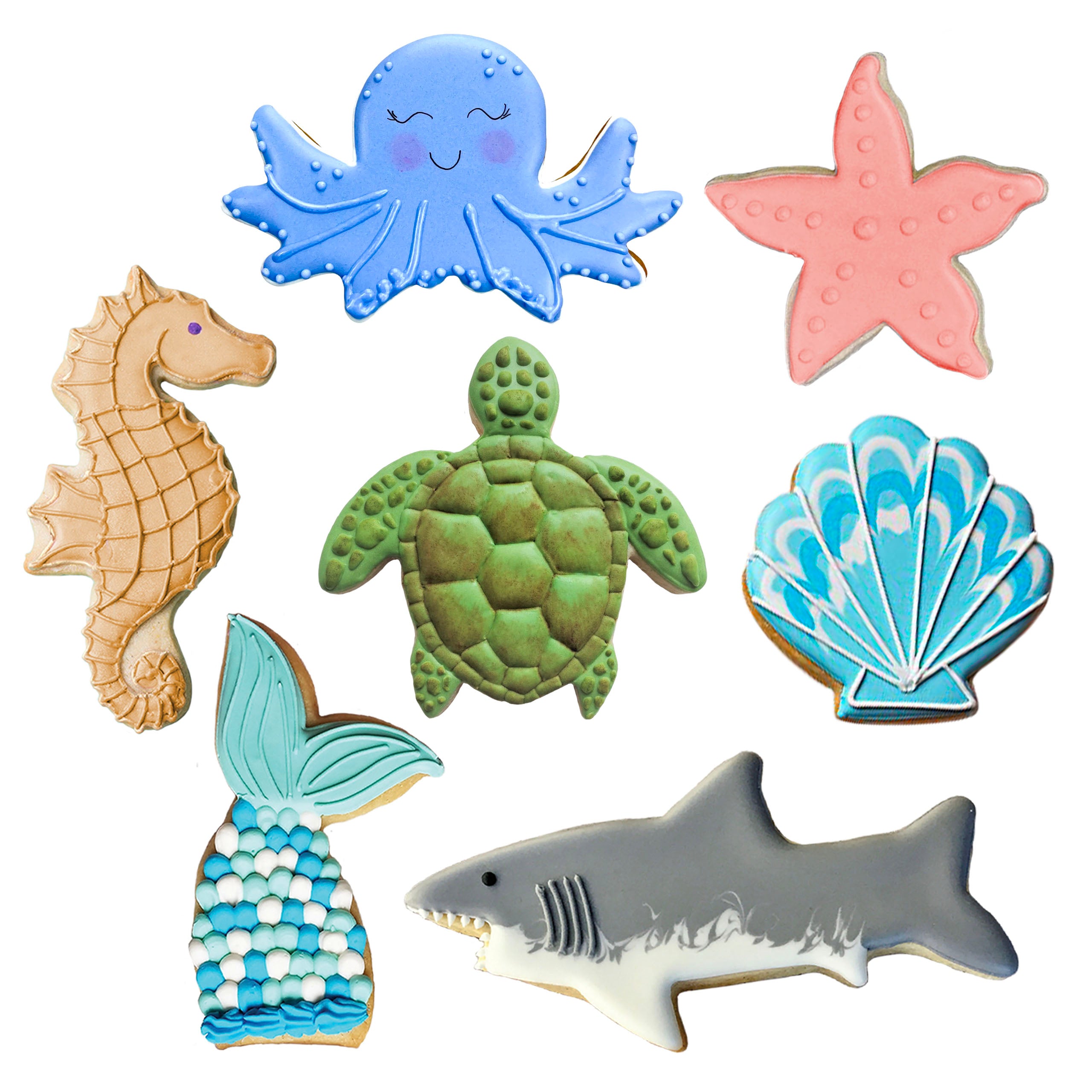 Under the Sea Cookie Cutters 7 pc Set