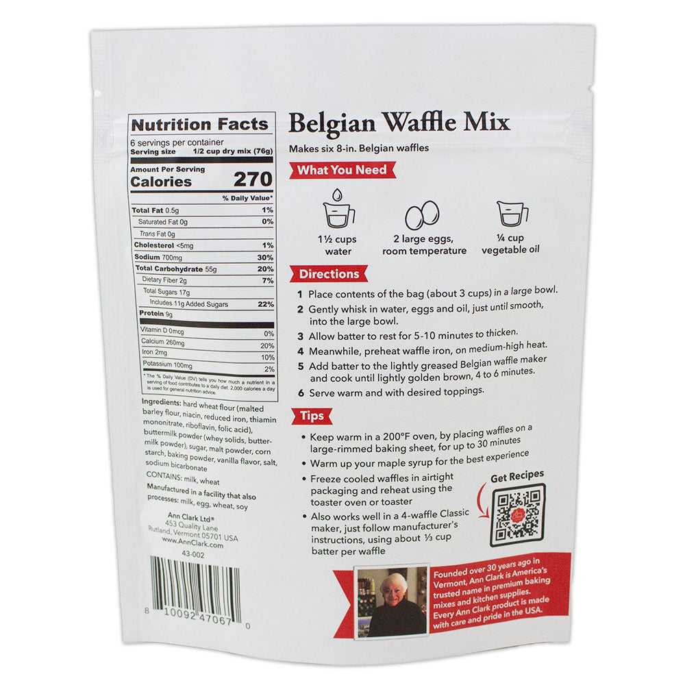 Ann Clark Belgian Waffle Mix, 16 oz